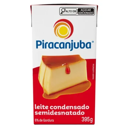 LEITE CONDENSADO PIRACANJUBA SEMIDESNATADO 395G