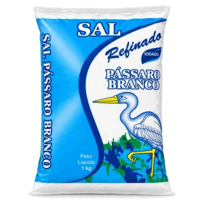 SAL REFINADO PASSARO BRANCO 1KG