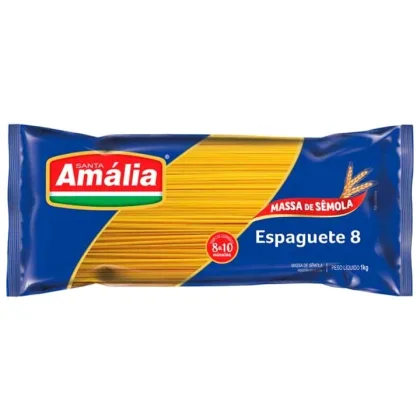 MACARRÃO SANTA AMALIA SEMOLA ESPAGUETE 1KG